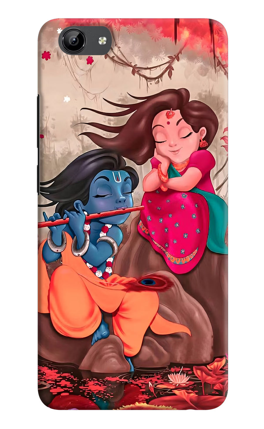 Radhe Krishna Vivo Y71 Back Cover, Hard case