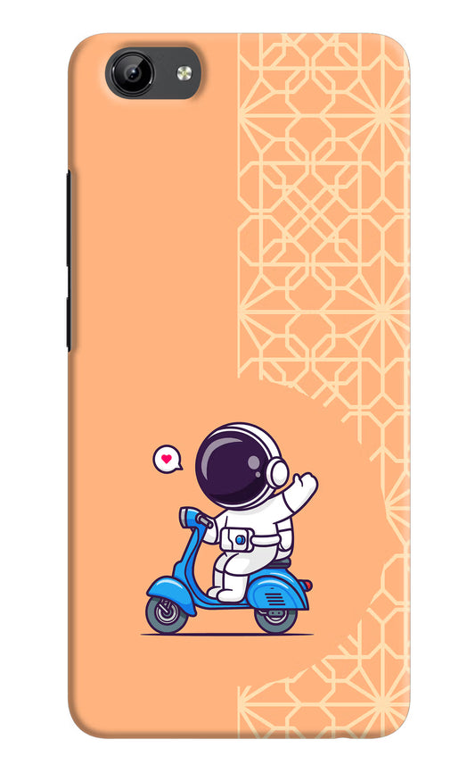Cute Astronaut Riding Vivo Y71 Hard Case Back Cover by Casekaro