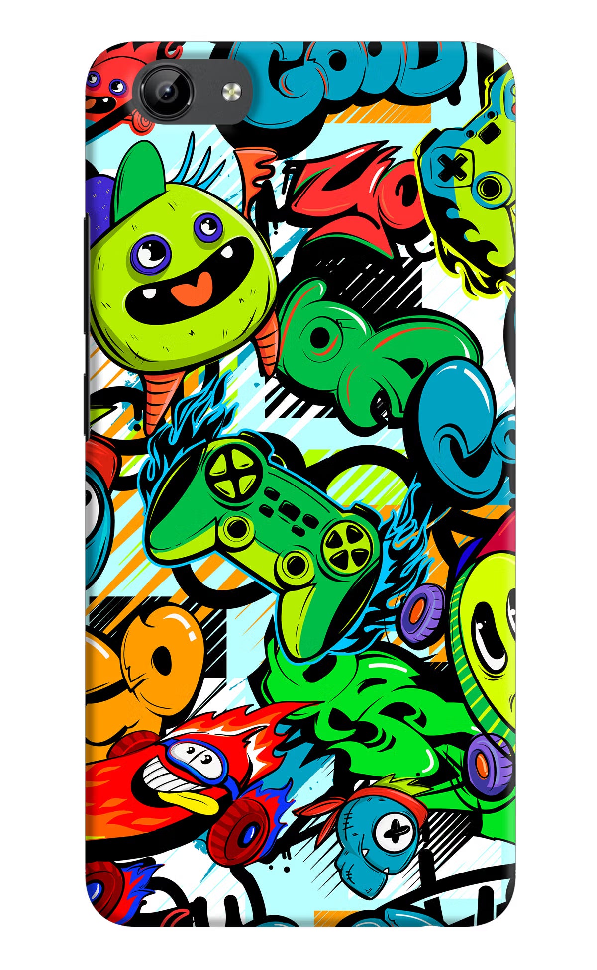 Game Doodle Vivo Y71 Hard Case Back Cover by Casekaro