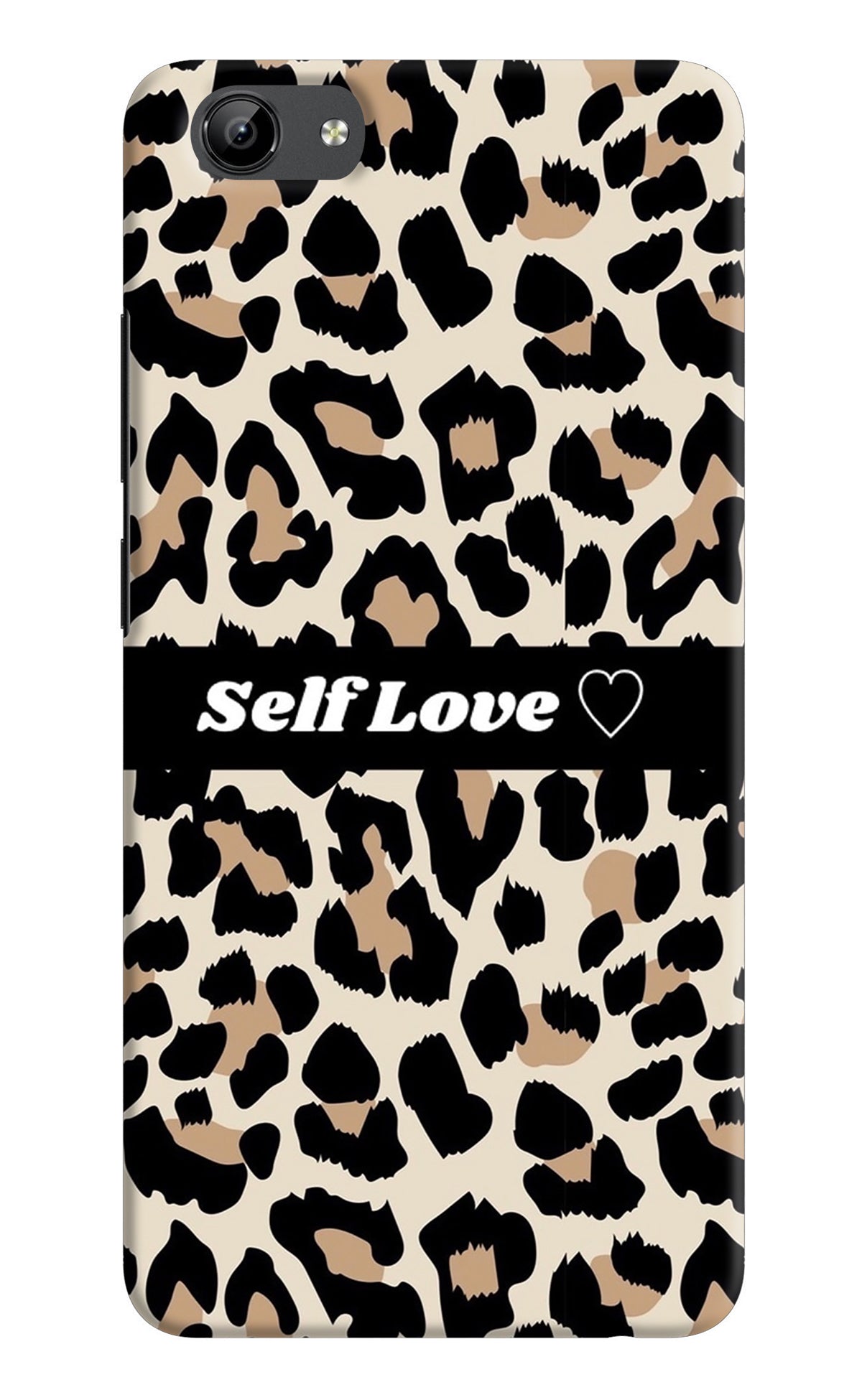 Leopard Print Self Love Vivo Y71 Back Cover