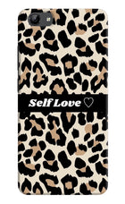 Leopard Print Self Love Vivo Y71 Hard Case Back Cover by Casekaro
