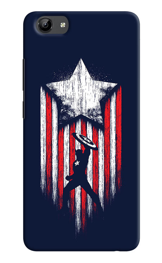 Captain America Marvel Art Vivo Y71 Hard Case Back Cover by Casekaro