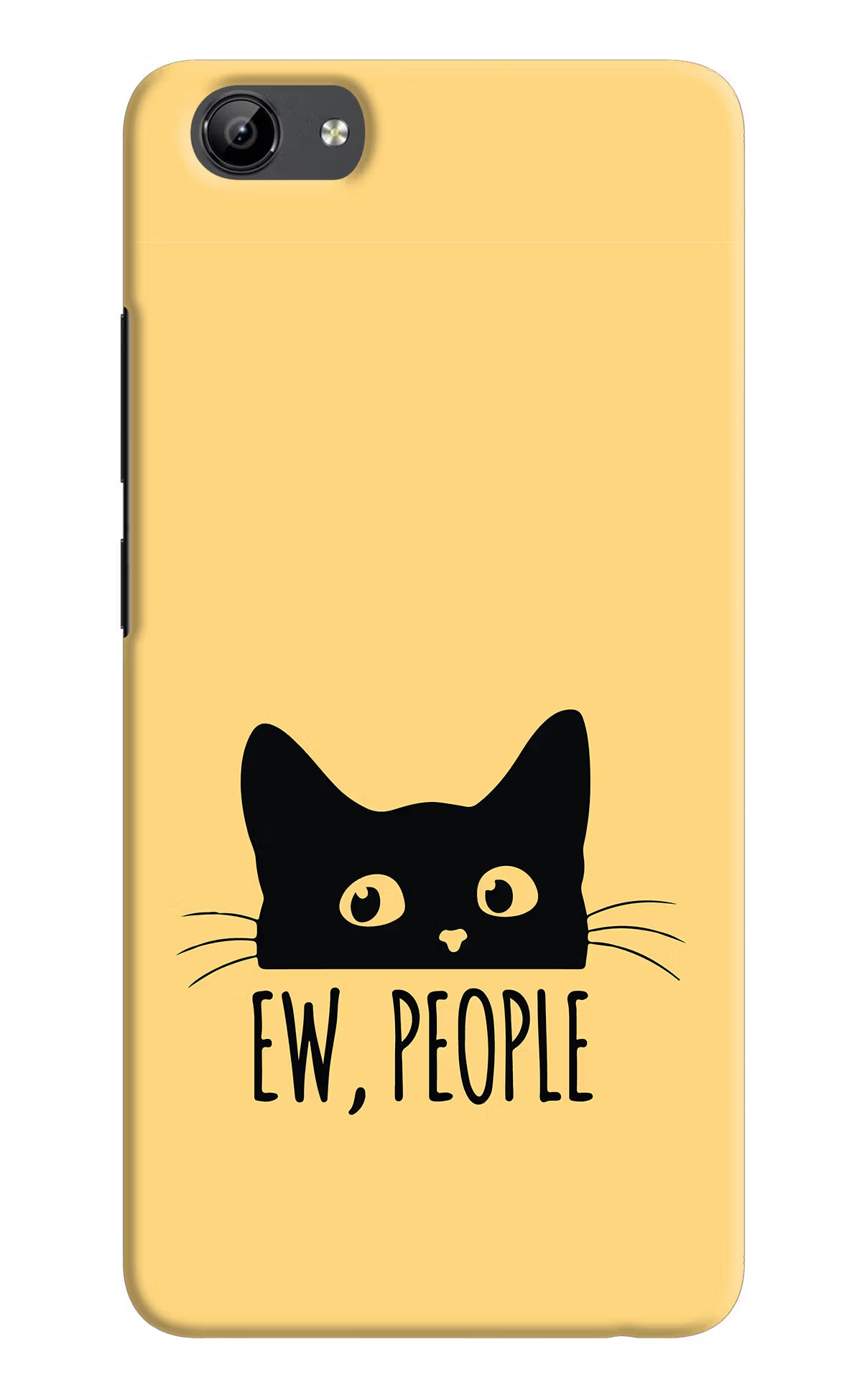 Ew People Catitude Vivo Y71 Hard Case Back Cover by Casekaro