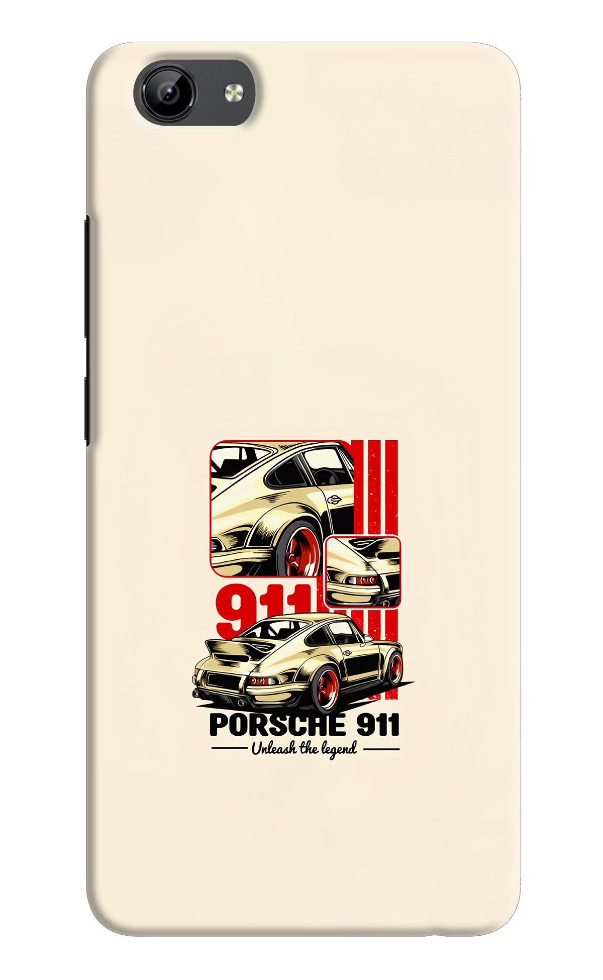 Classic Porsche 911 Vivo Y71 Hard Case Back Cover by Casekaro