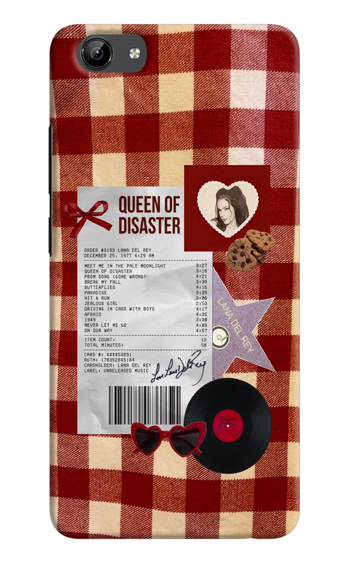 Queen of Disaster Vivo Y71 Hard Case Back Cover by Casekaro