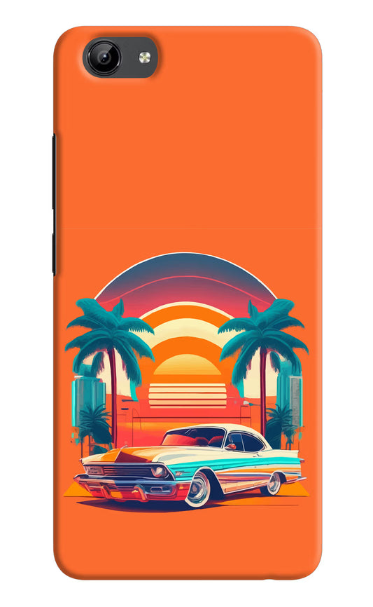 Palm Drive 80s Vivo Y71 Hard Case Back Cover by Casekaro