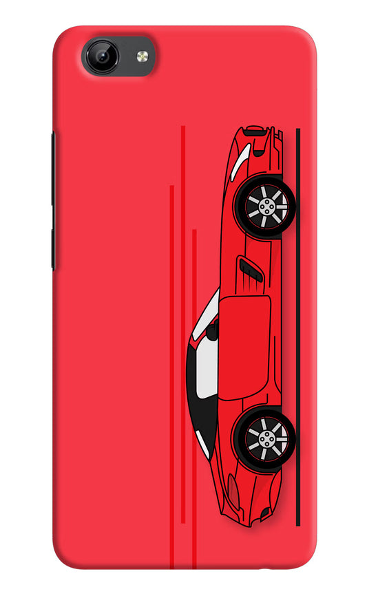 Red Velocity Vivo Y71 Hard Case Back Cover by Casekaro