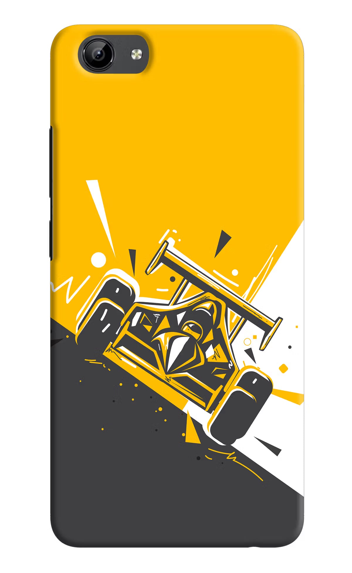 Track King Vivo Y71 Hard Case Back Cover by Casekaro