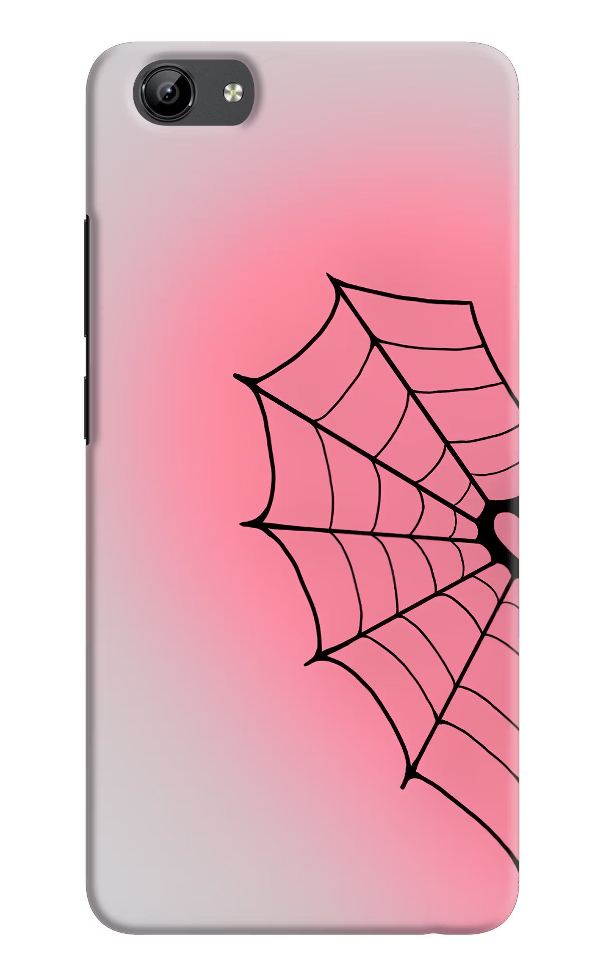 Pink Web Vivo Y71 Back Cover