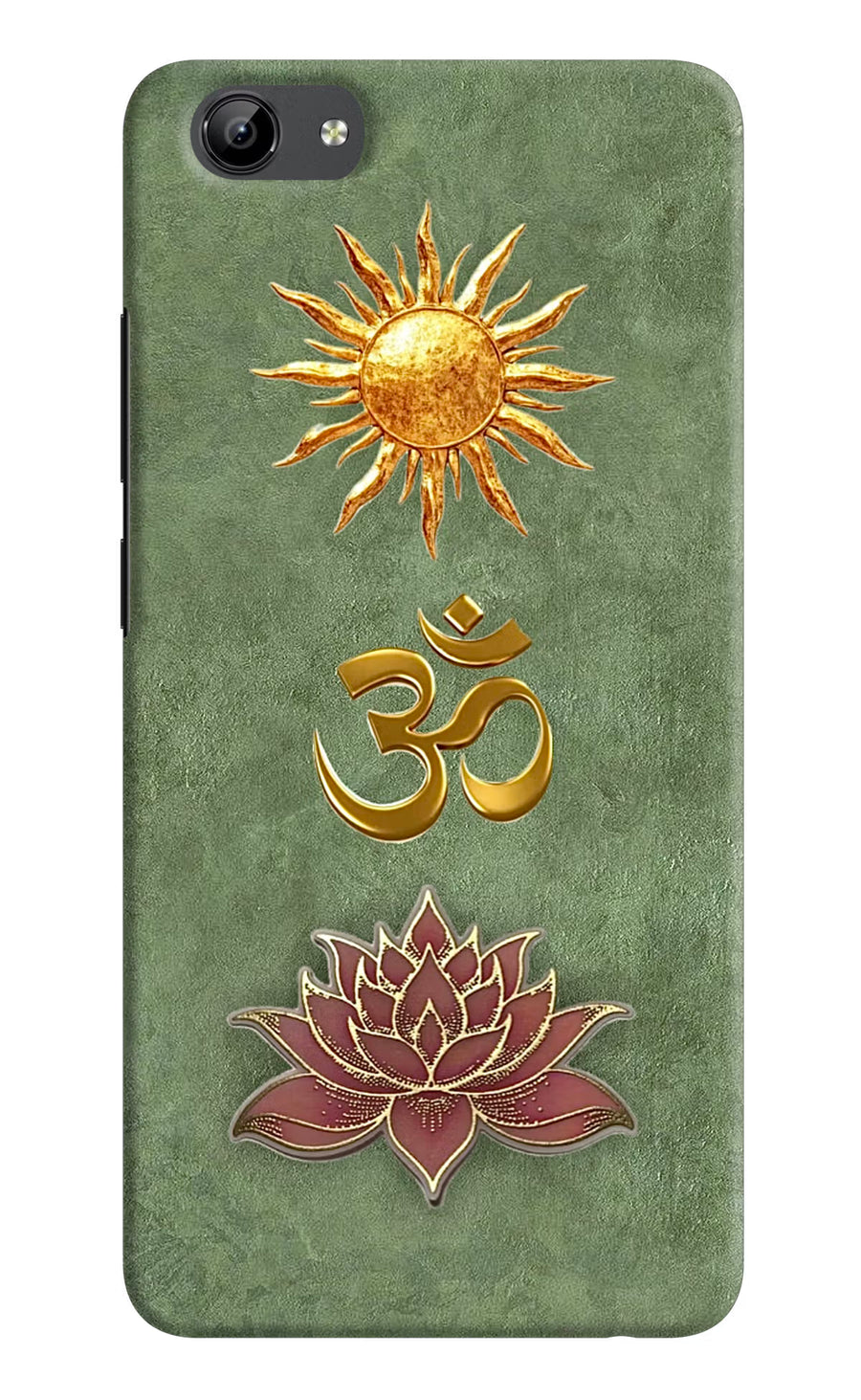 Om & Lotus Vivo Y71 Back Cover, Hard case