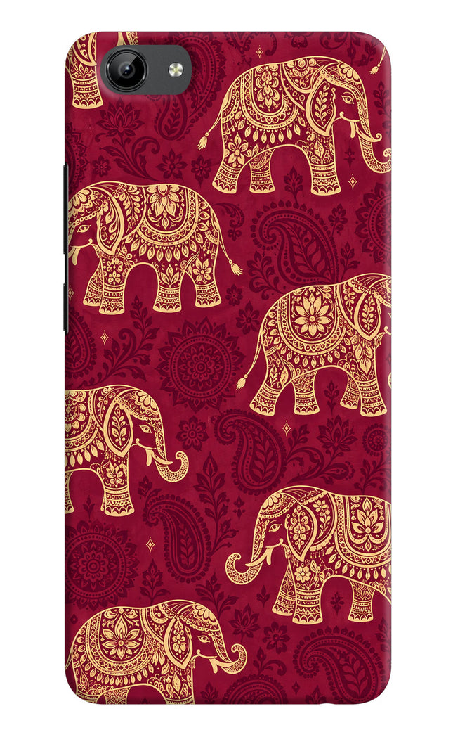 Maroon Elephant Vivo Y71 Hard Case Back Cover by Casekaro