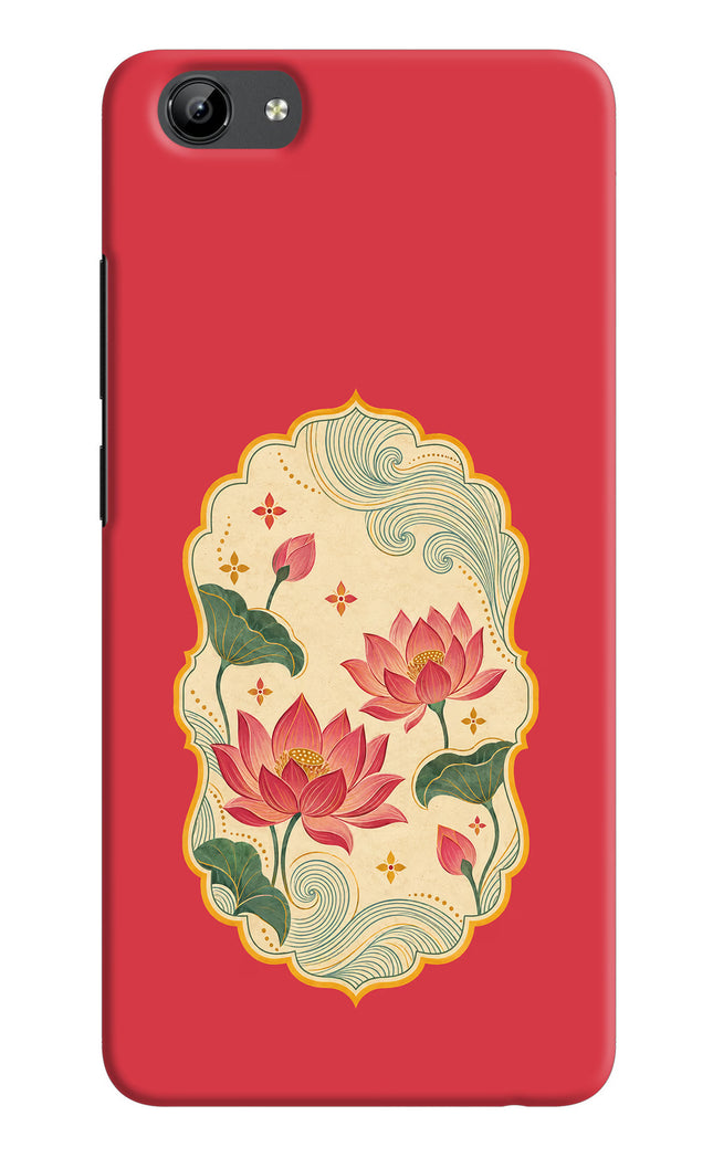 Pink Lotus Vivo Y71 Hard Case Back Cover by Casekaro