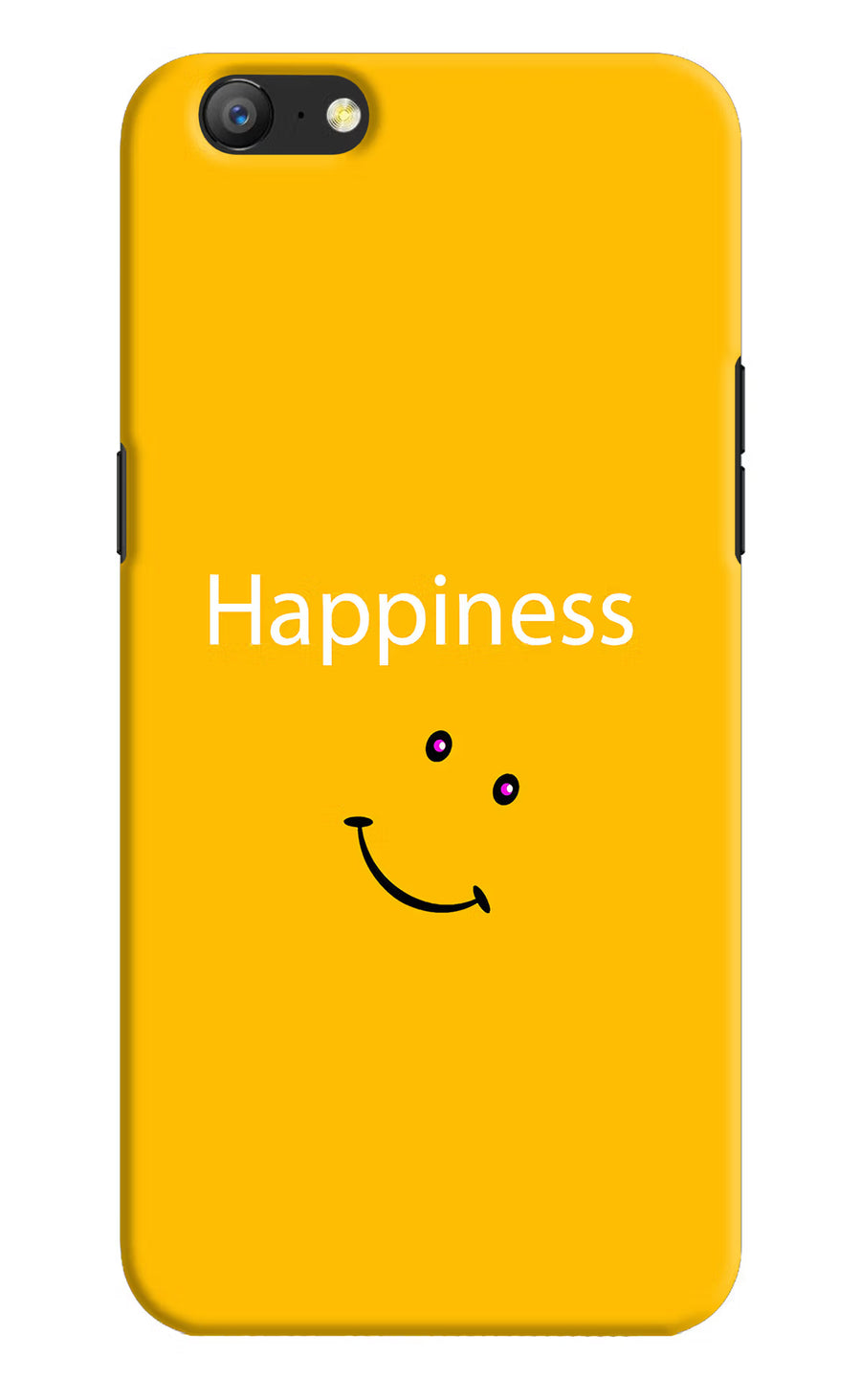 Happiness With Smiley Oppo A57 Back Cover, Hard case