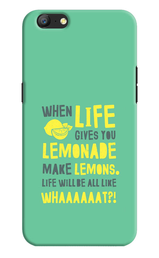 Quote Oppo A57 Hard Case Back Cover by Casekaro