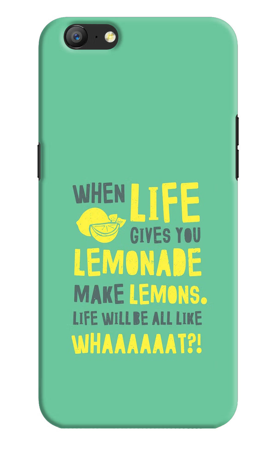 Quote Oppo A57 Back Cover, Hard case