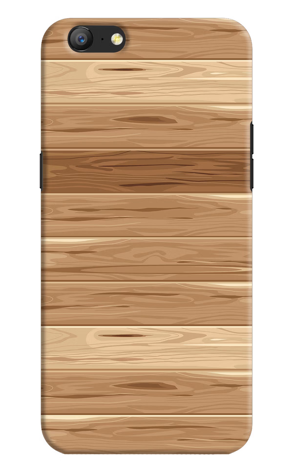 Wooden Vector Oppo A57 Hard Case Back Cover by Casekaro