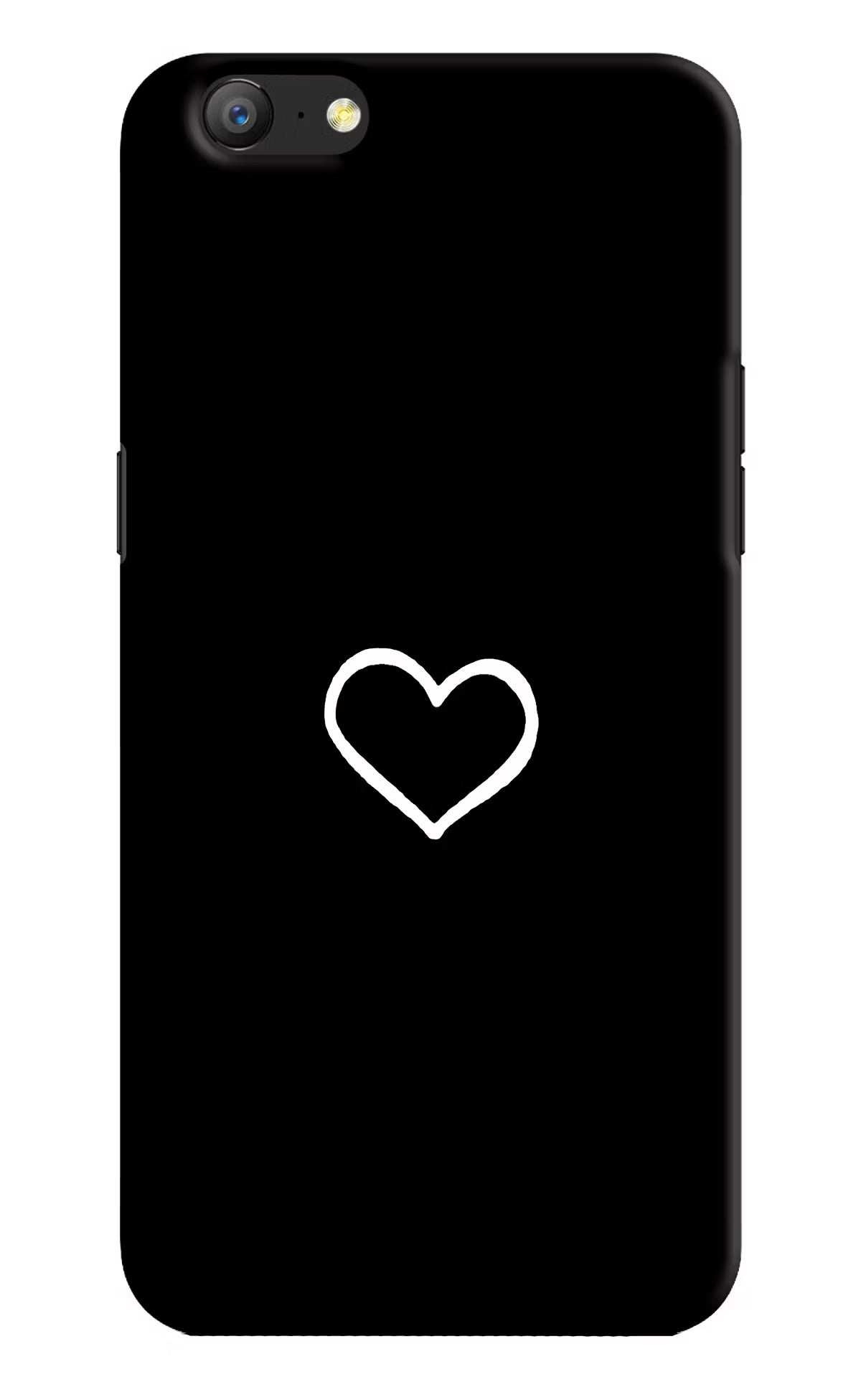 Heart Oppo A57 Hard Case Back Cover by Casekaro