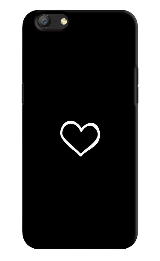 Heart Oppo A57 Hard Case Back Cover by Casekaro