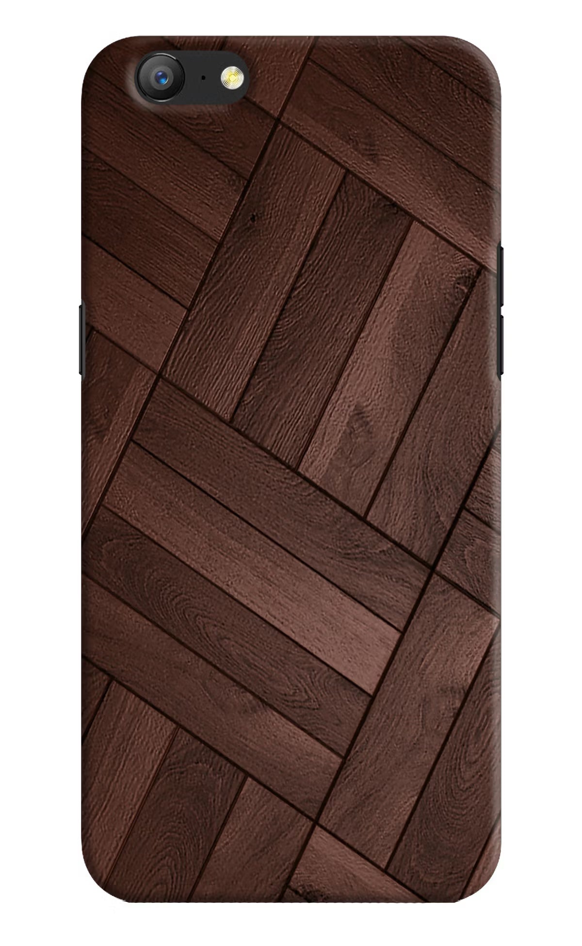Wooden Texture Design Oppo A57 Hard Case Back Cover by Casekaro