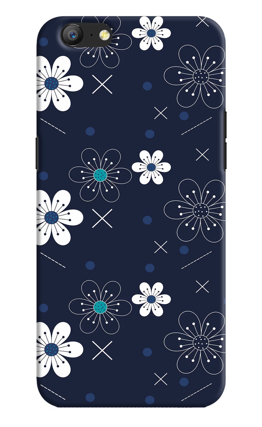 Flowers Oppo A57 Back Cover, Hard case