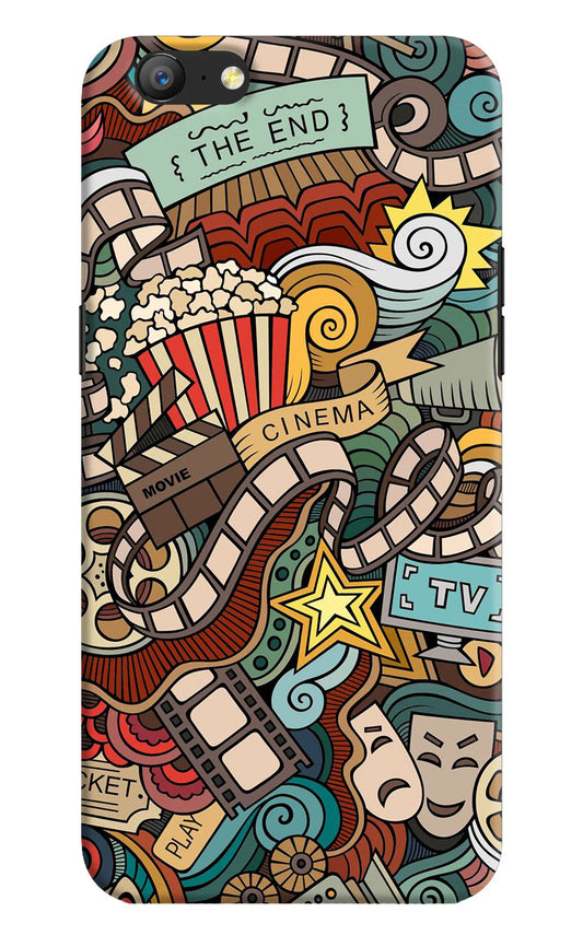 Cinema Abstract Oppo A57 Hard Case Back Cover by Casekaro