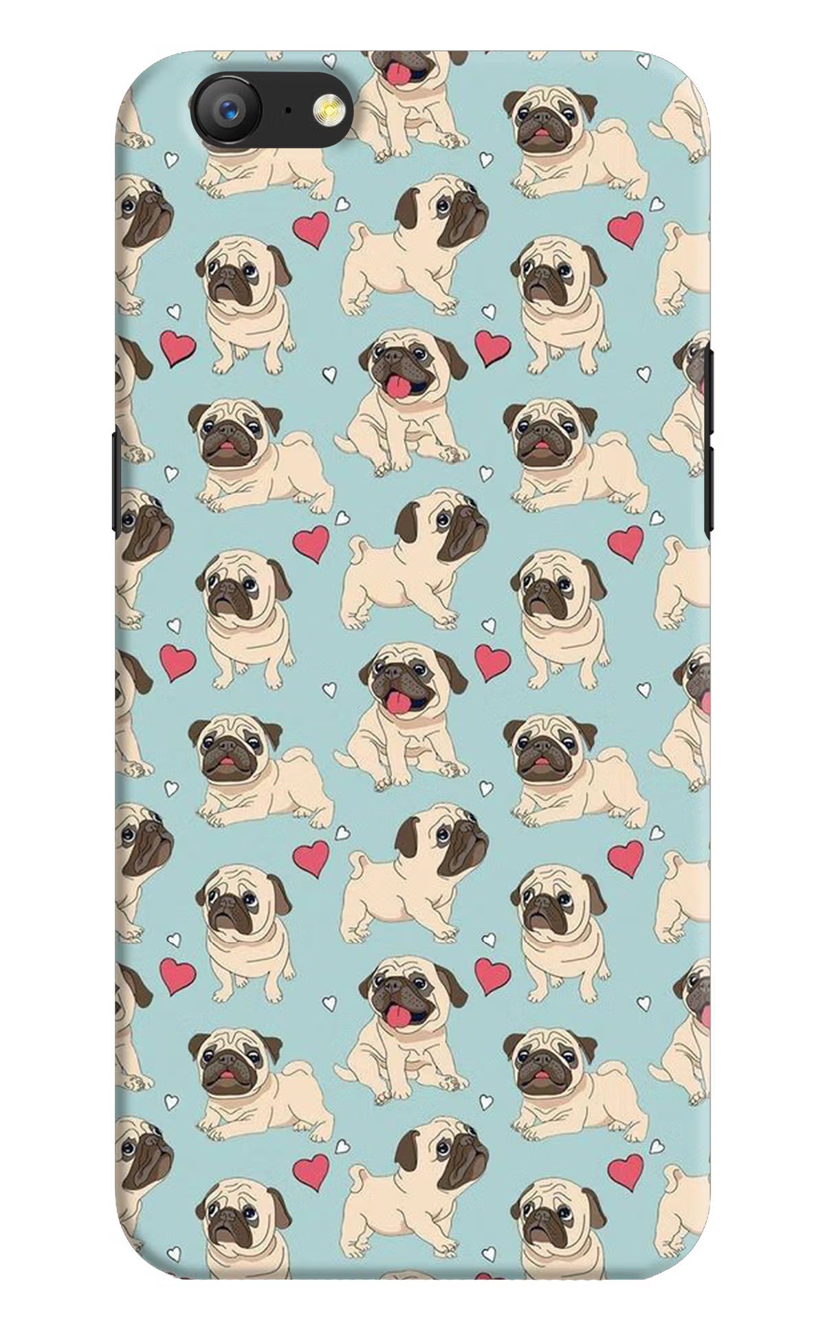 Pug Dog Oppo A57 Hard Case Back Cover by Casekaro