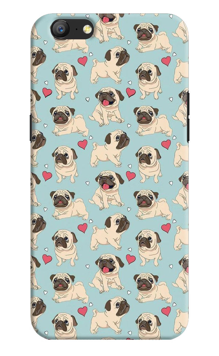 Pug Dog Oppo A57 Back Cover, Hard case