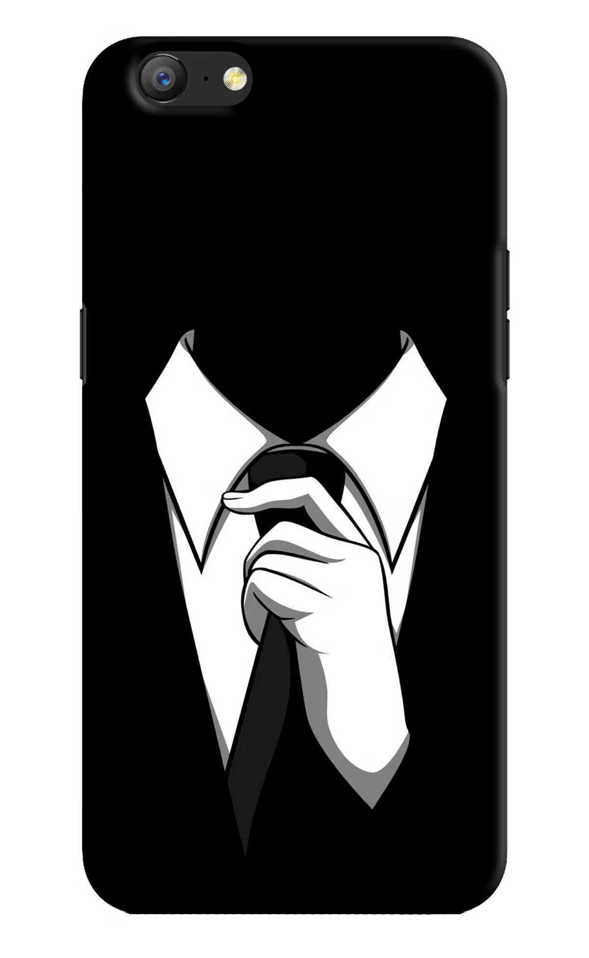 Black Tie Oppo A57 Hard Case Back Cover by Casekaro