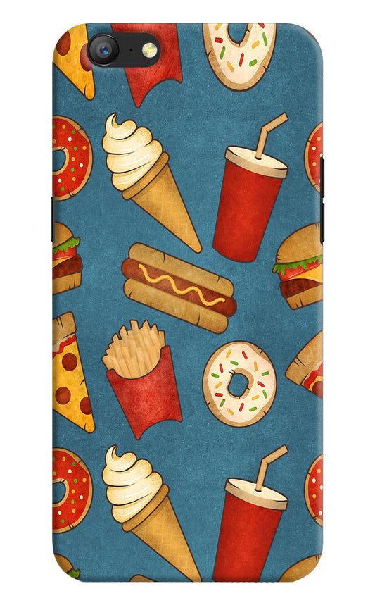 Foodie Oppo A57 Hard Case Back Cover by Casekaro