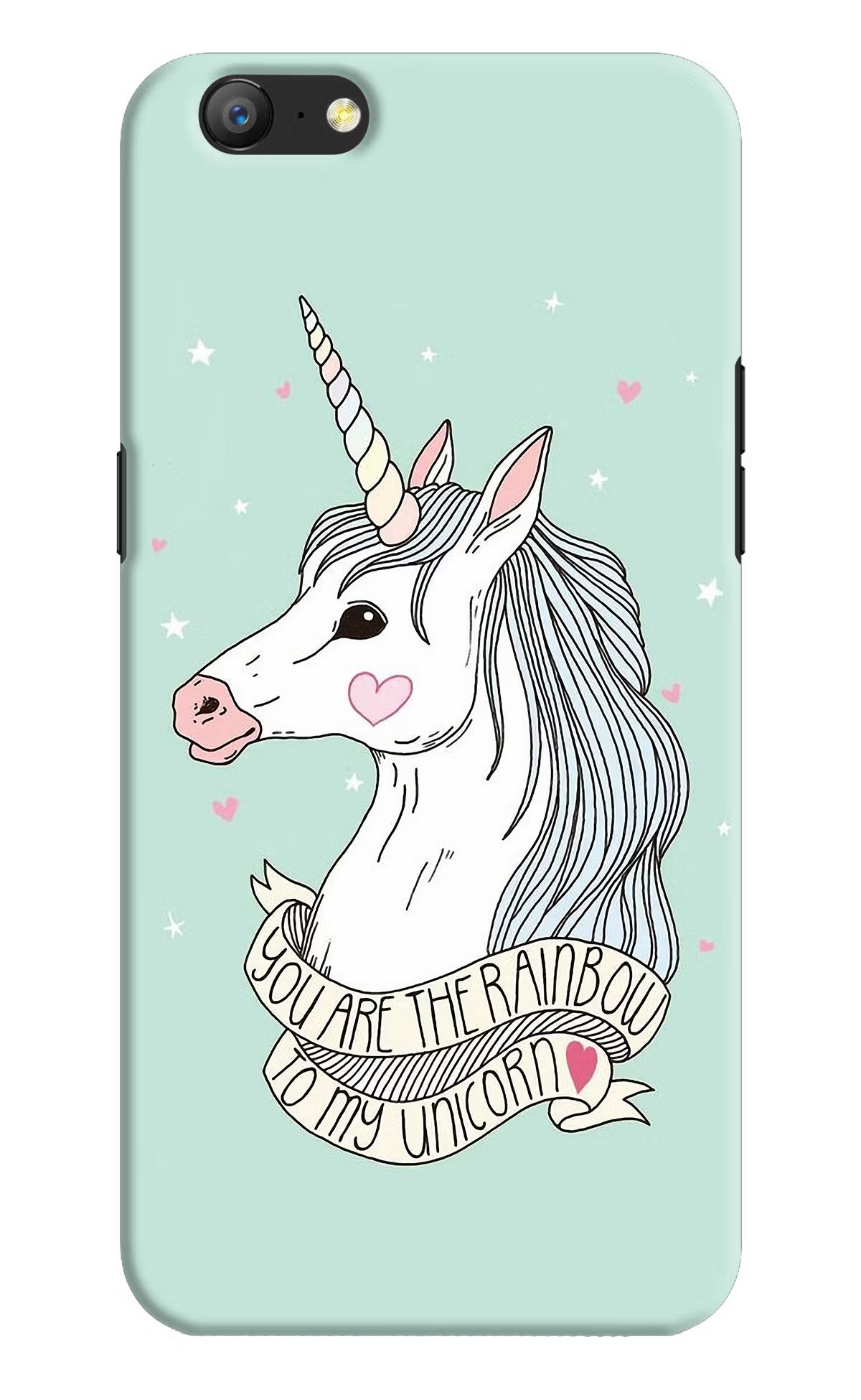 Unicorn Wallpaper Oppo A57 Hard Case Back Cover by Casekaro