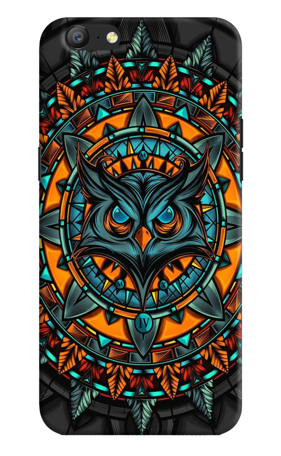Angry Owl Art Oppo A57 Back Cover, Hard case