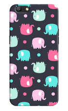 Elephants Oppo A57 Hard Case Back Cover by Casekaro