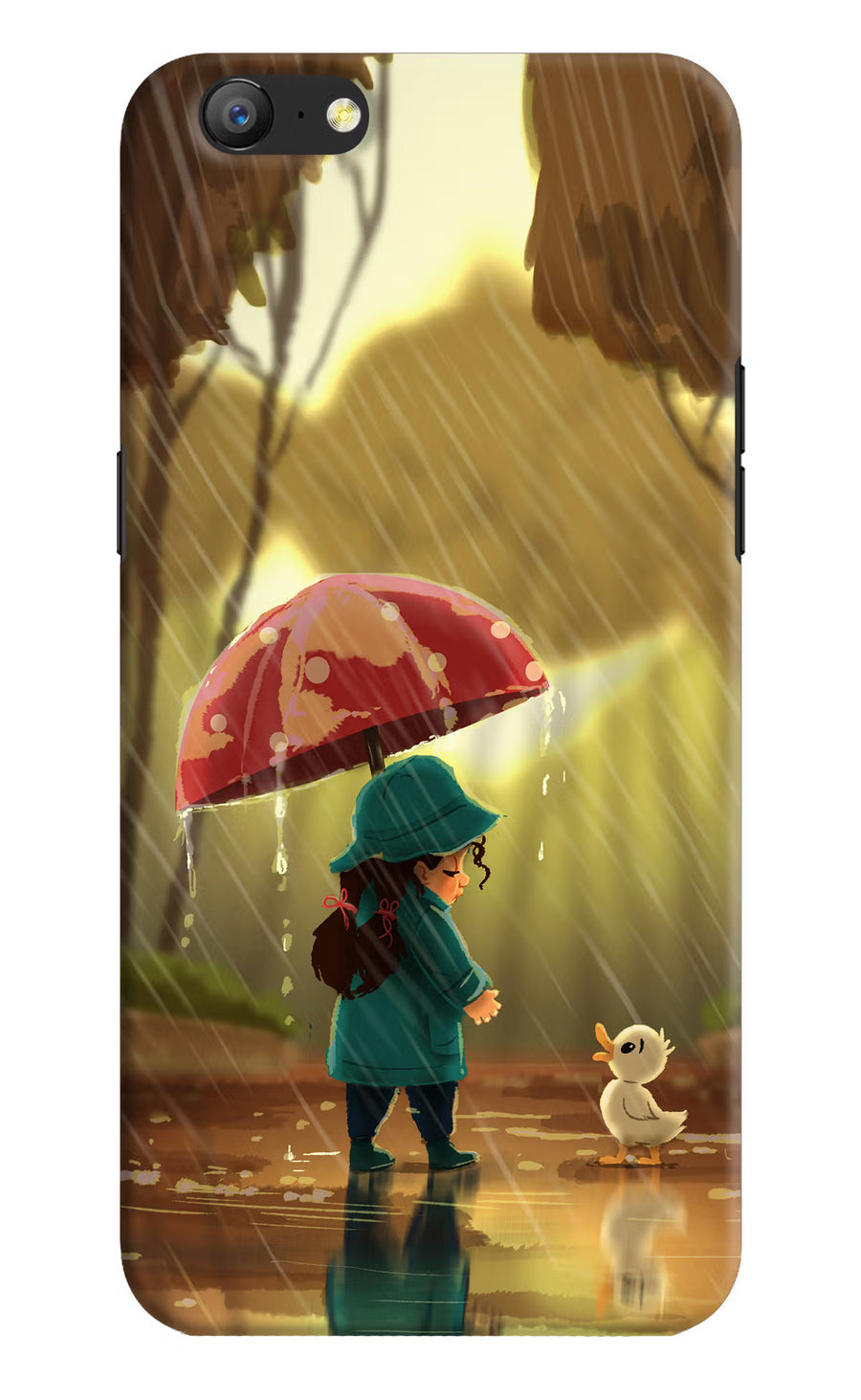 Rainy Day Oppo A57 Back Cover, Hard case