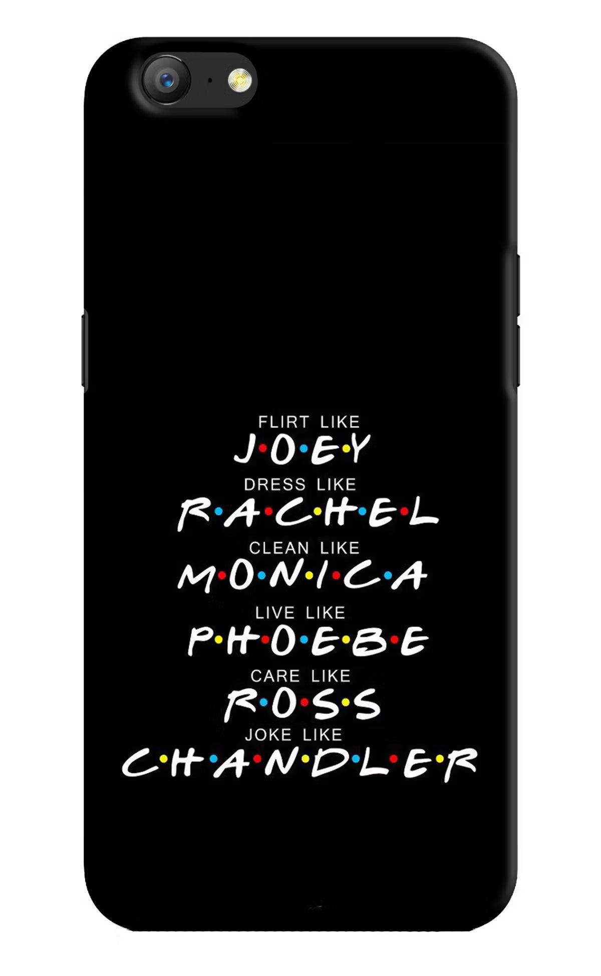 FRIENDS Character Oppo A57 Hard Case Back Cover by Casekaro