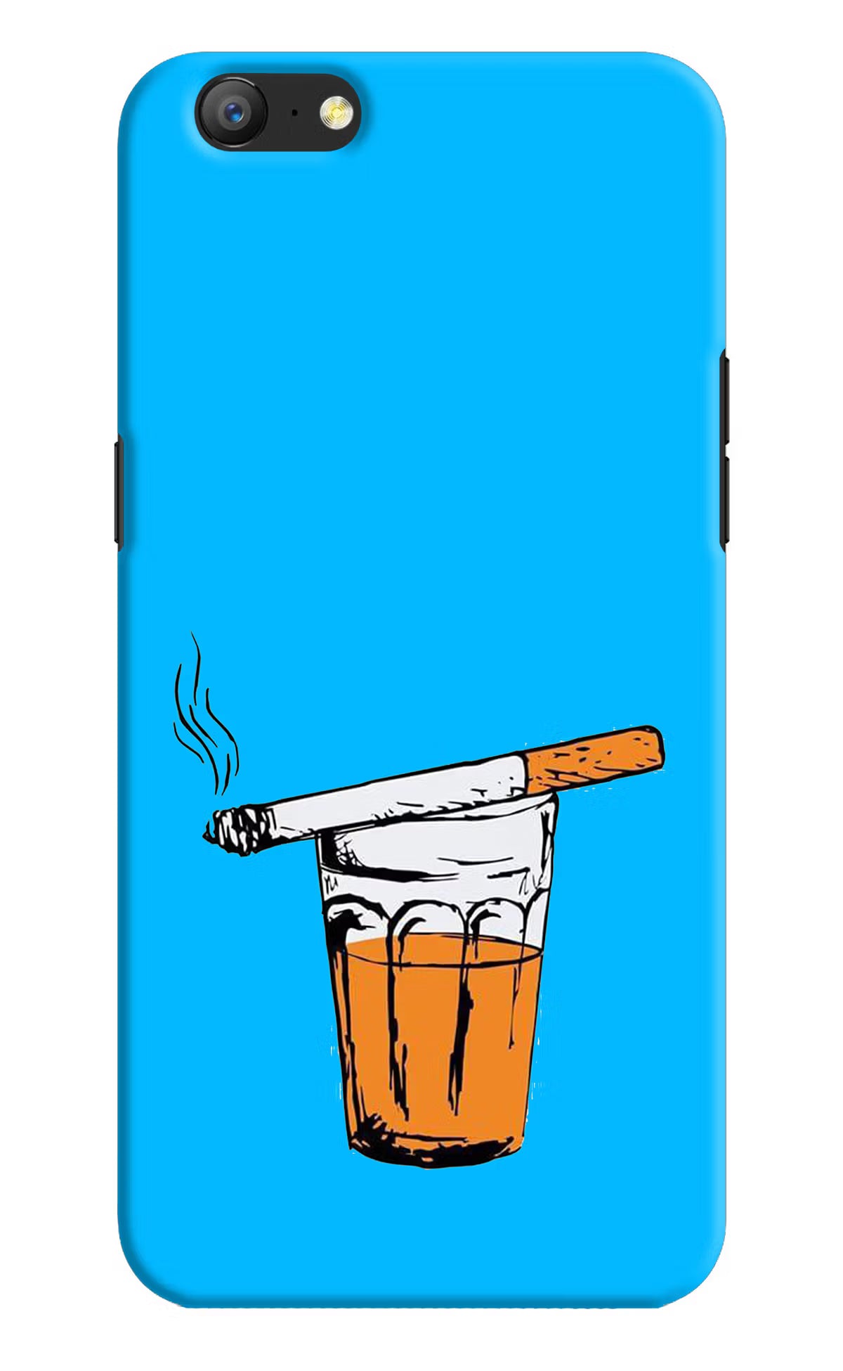 Chai Sutta Oppo A57 Hard Case Back Cover by Casekaro