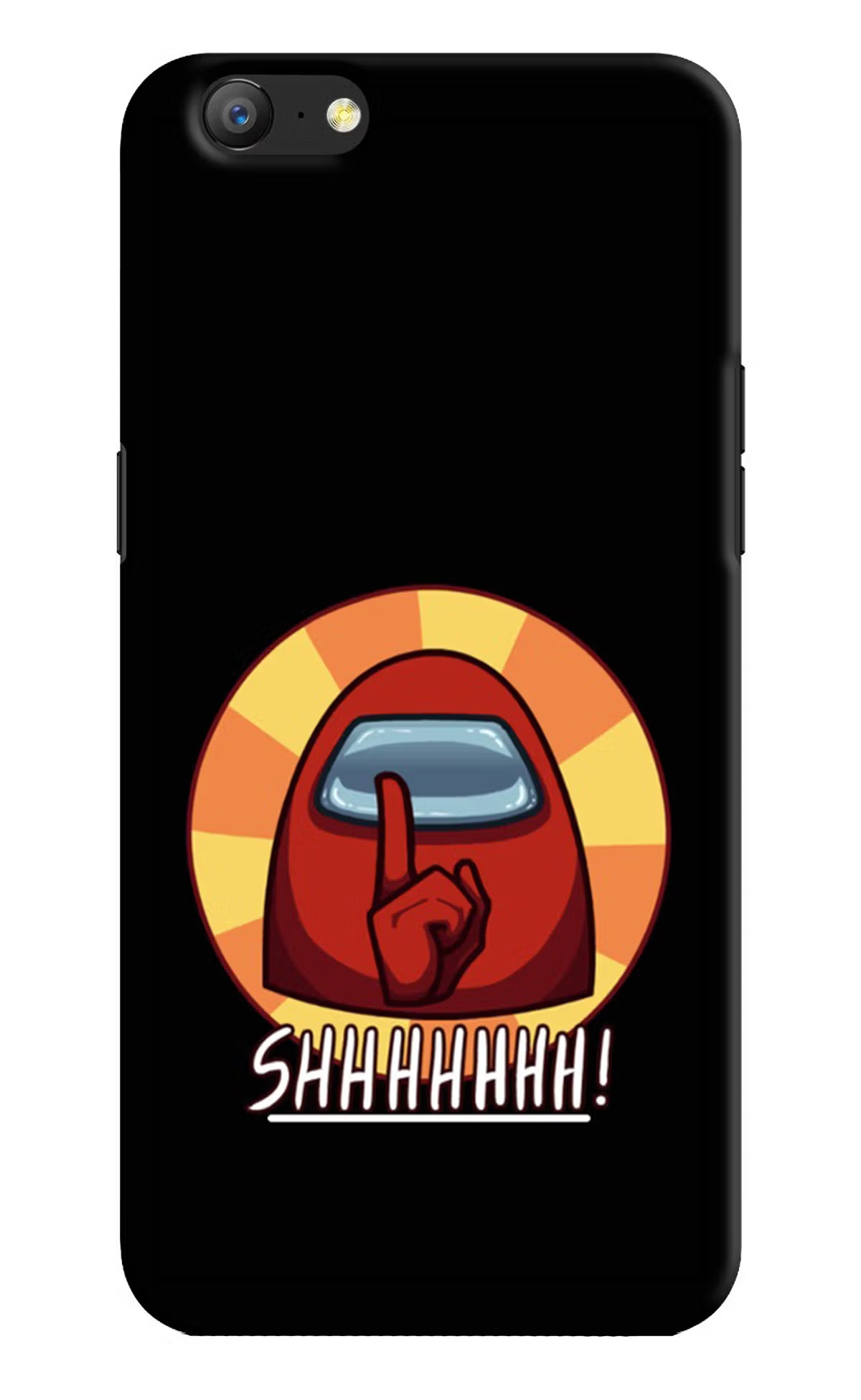 Among Us Shhh! Oppo A57 Hard Case Back Cover by Casekaro