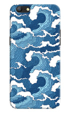 Blue Waves Oppo A57 Hard Case Back Cover by Casekaro