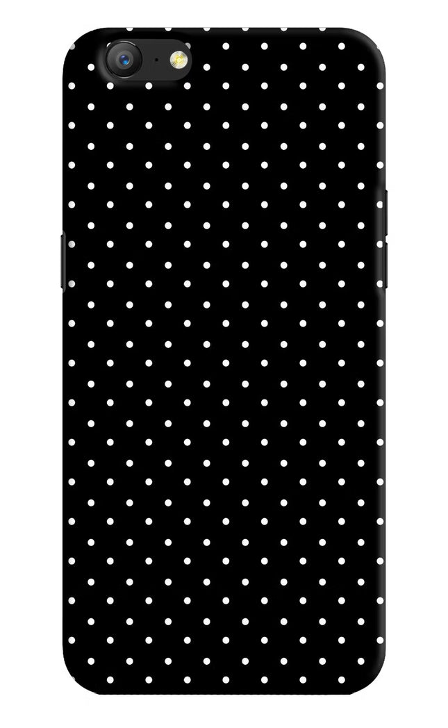 White Dots Oppo A57 Hard Case Back Cover by Casekaro
