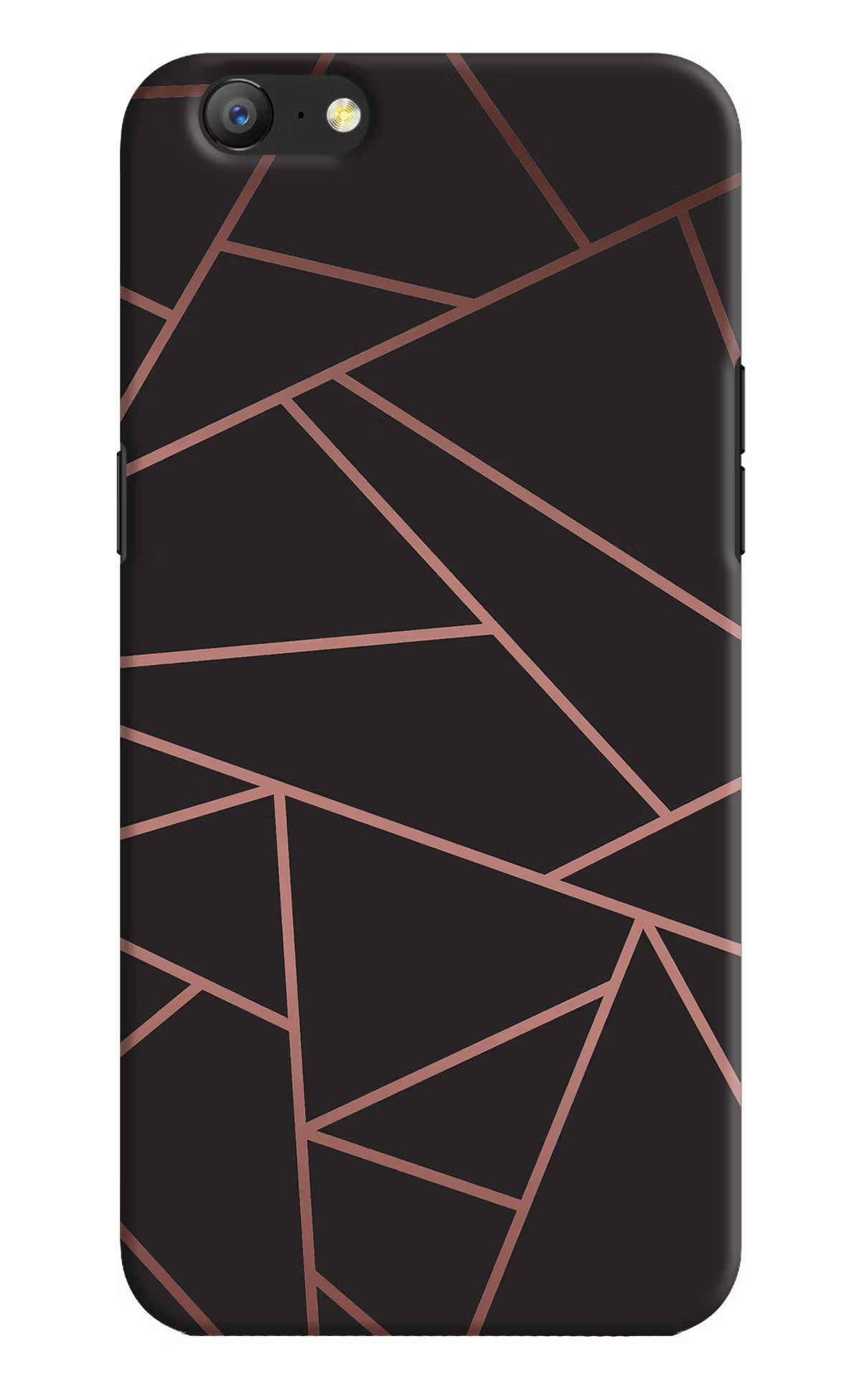 Geometric Pattern Oppo A57 Hard Case Back Cover by Casekaro