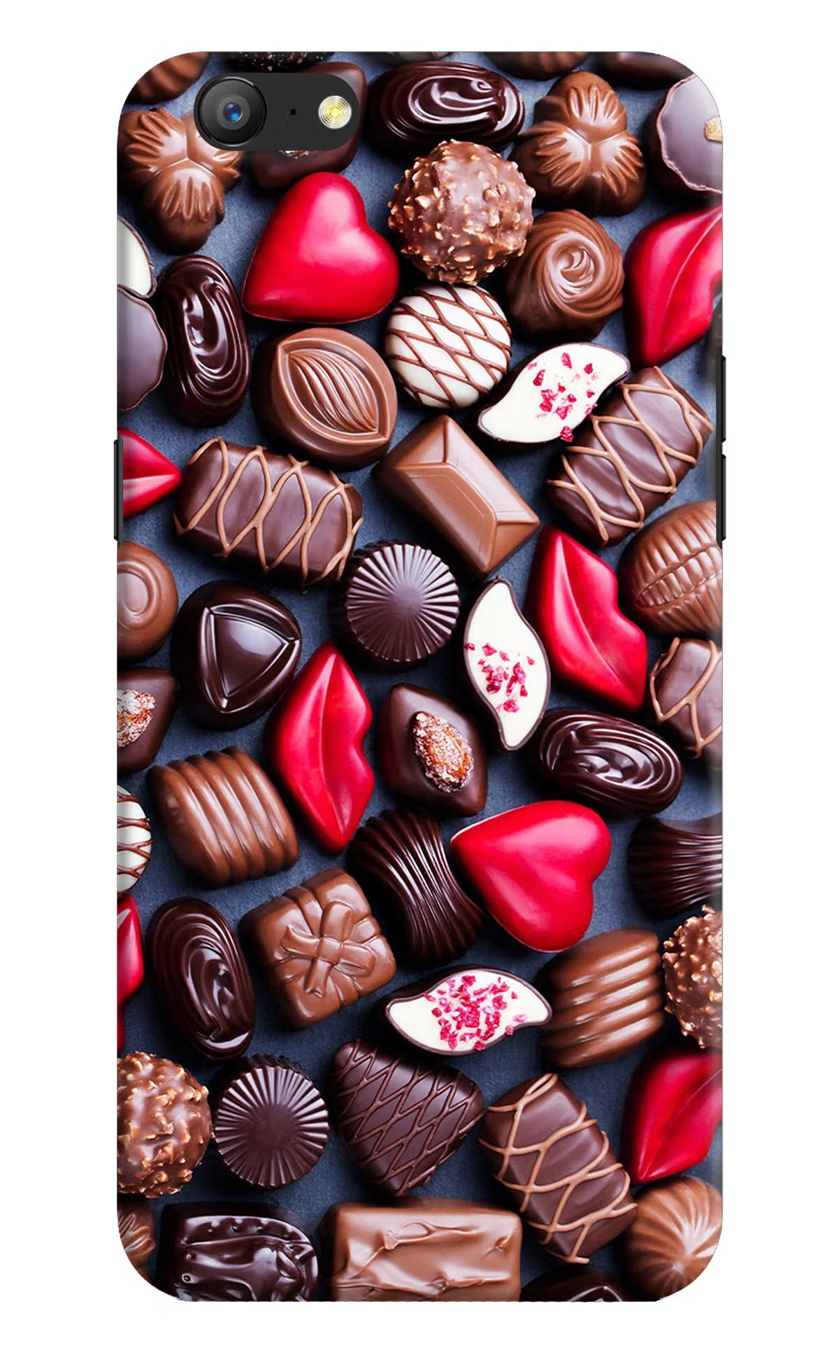 Chocolates Oppo A57 Hard Case Back Cover by Casekaro