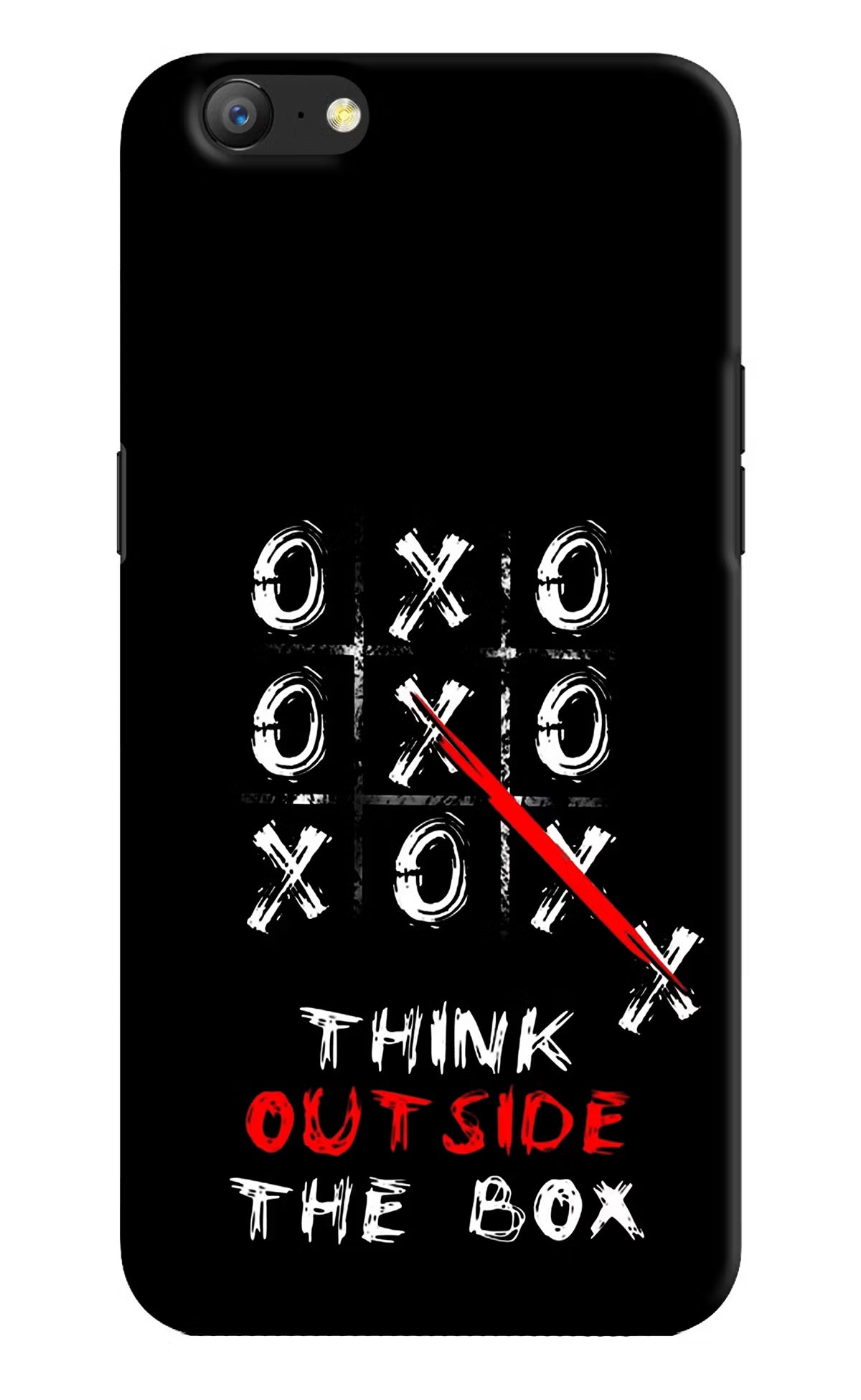 Think out of the BOX Oppo A57 Hard Case Back Cover by Casekaro