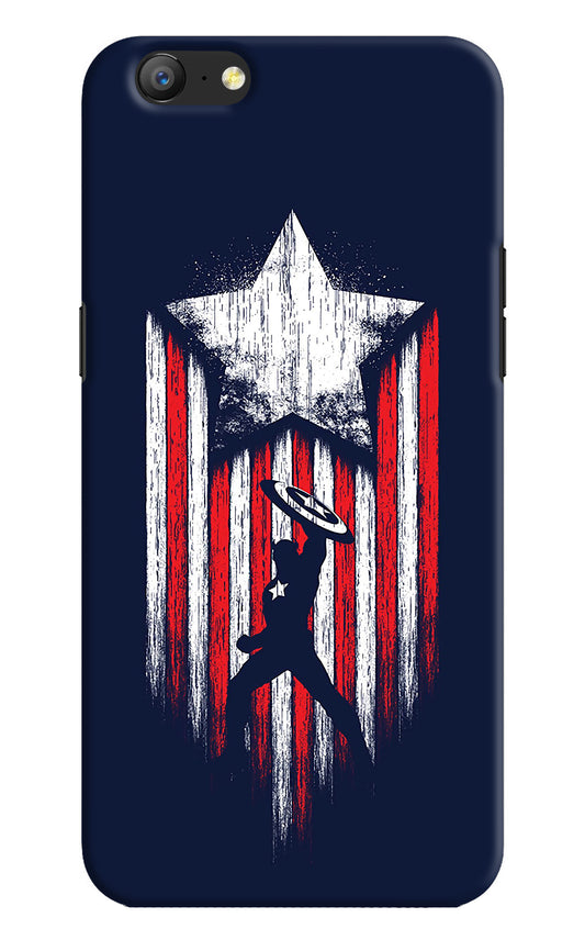 Captain America Marvel Art Oppo A57 Back Cover