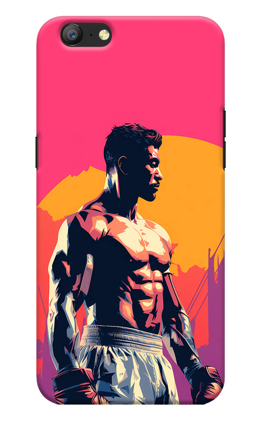 Sunset Warrior (AI Generated) Oppo A57 Back Cover