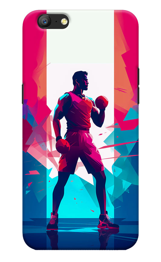 Champion Fighter (AI Generated) Oppo A57 Back Cover