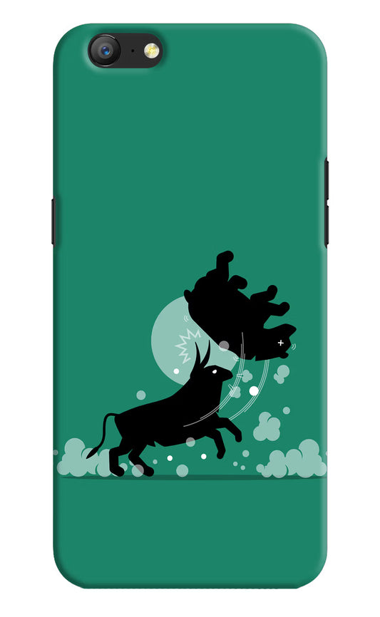 Bull Conqueror Oppo A57 Hard Case Back Cover by Casekaro