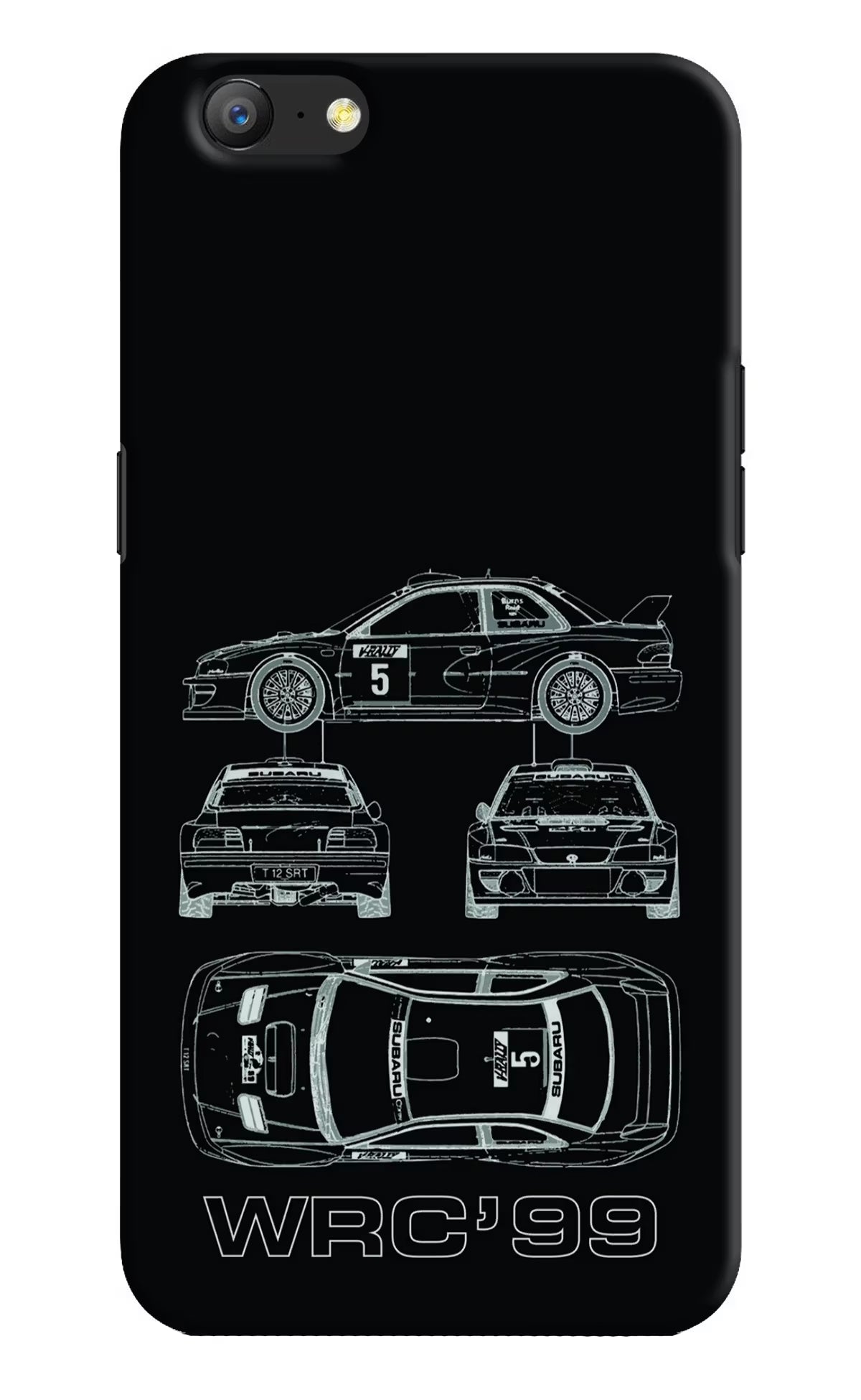 WRC'99 Oppo A57 Hard Case Back Cover by Casekaro