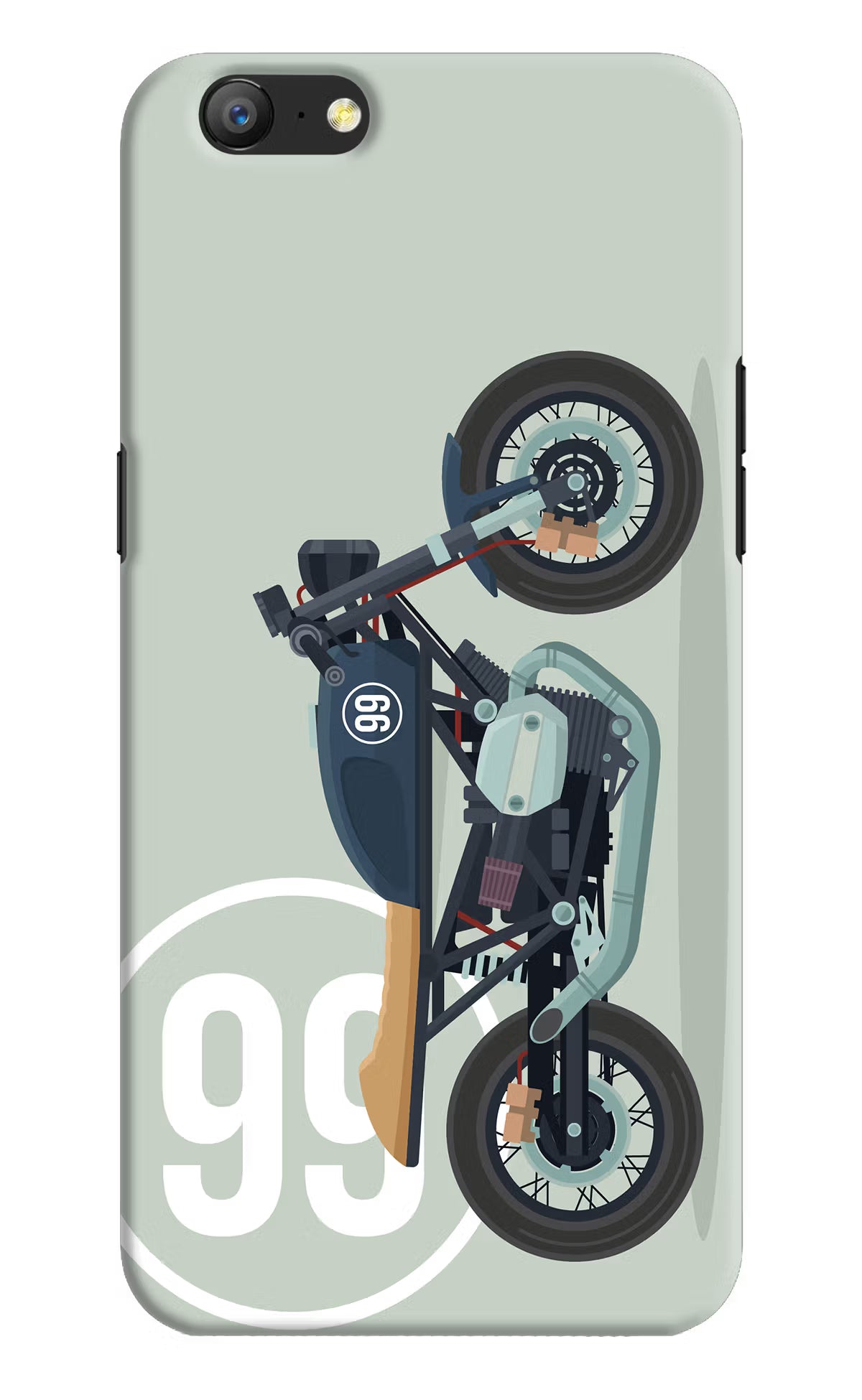 Classic Cafe Racer 99 Oppo A57 Hard Case Back Cover by Casekaro