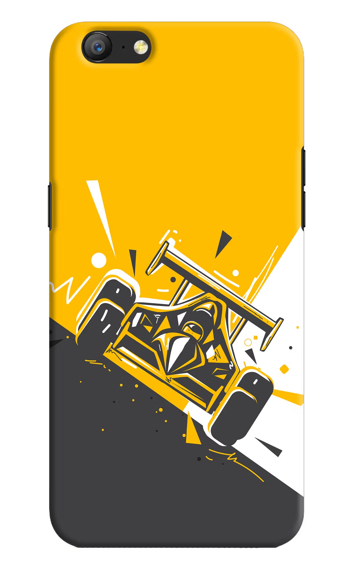 Track King Oppo A57 Hard Case Back Cover by Casekaro