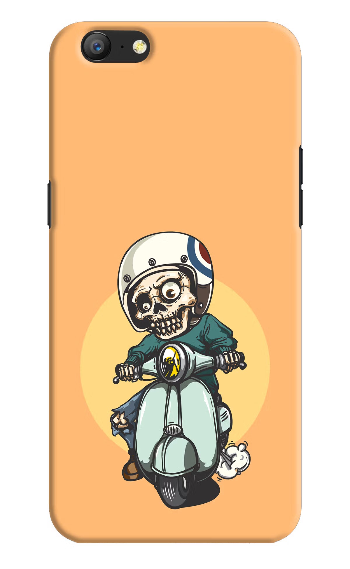 Undead Biker Oppo A57 Hard Case Back Cover by Casekaro