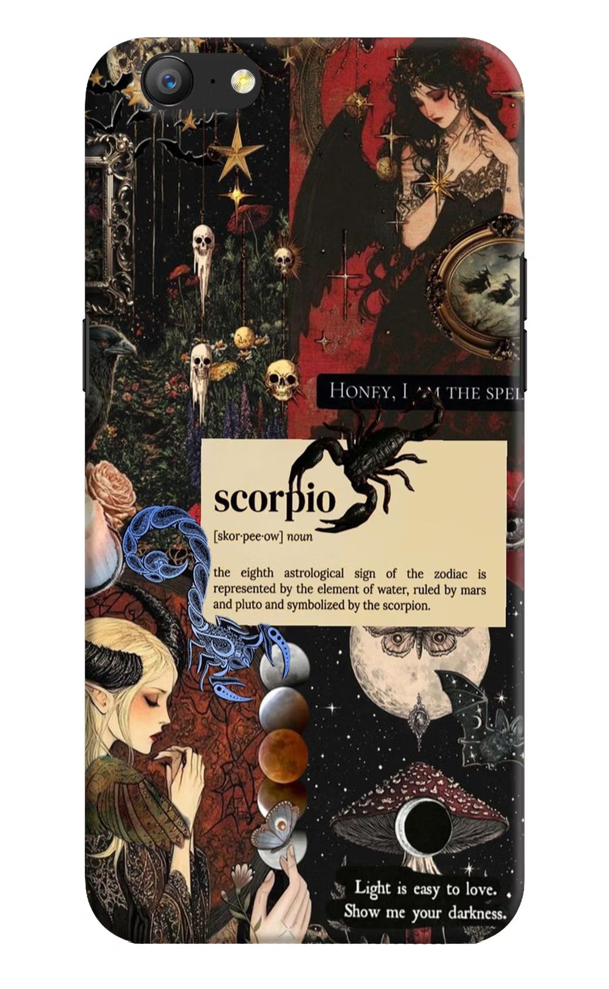 Scorpio Zodiac Oppo A57 Hard Case Back Cover by Casekaro